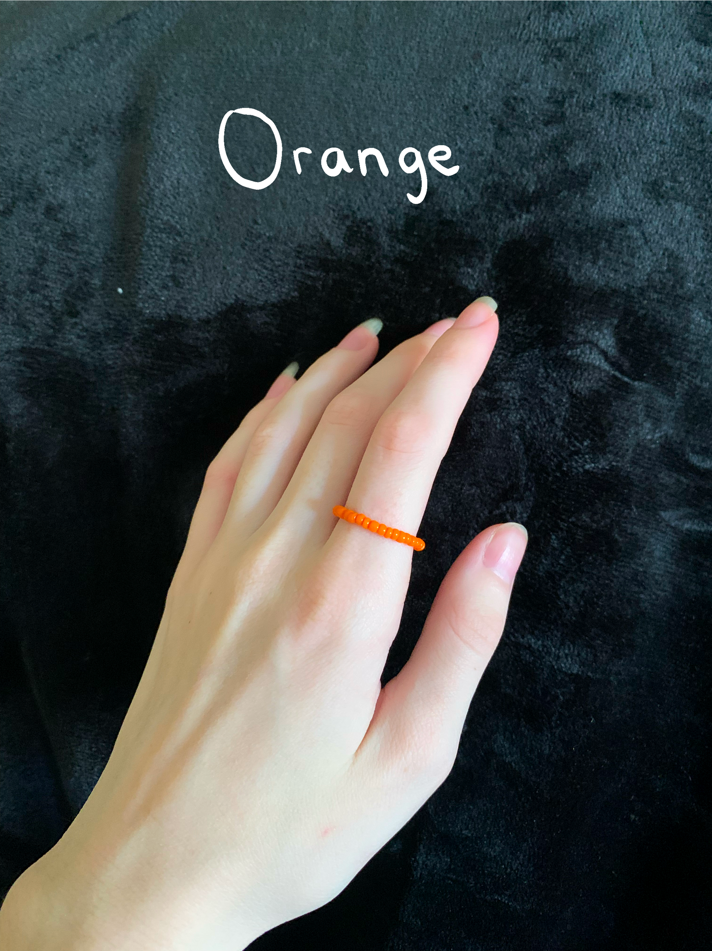 Dainty Beaded Ring