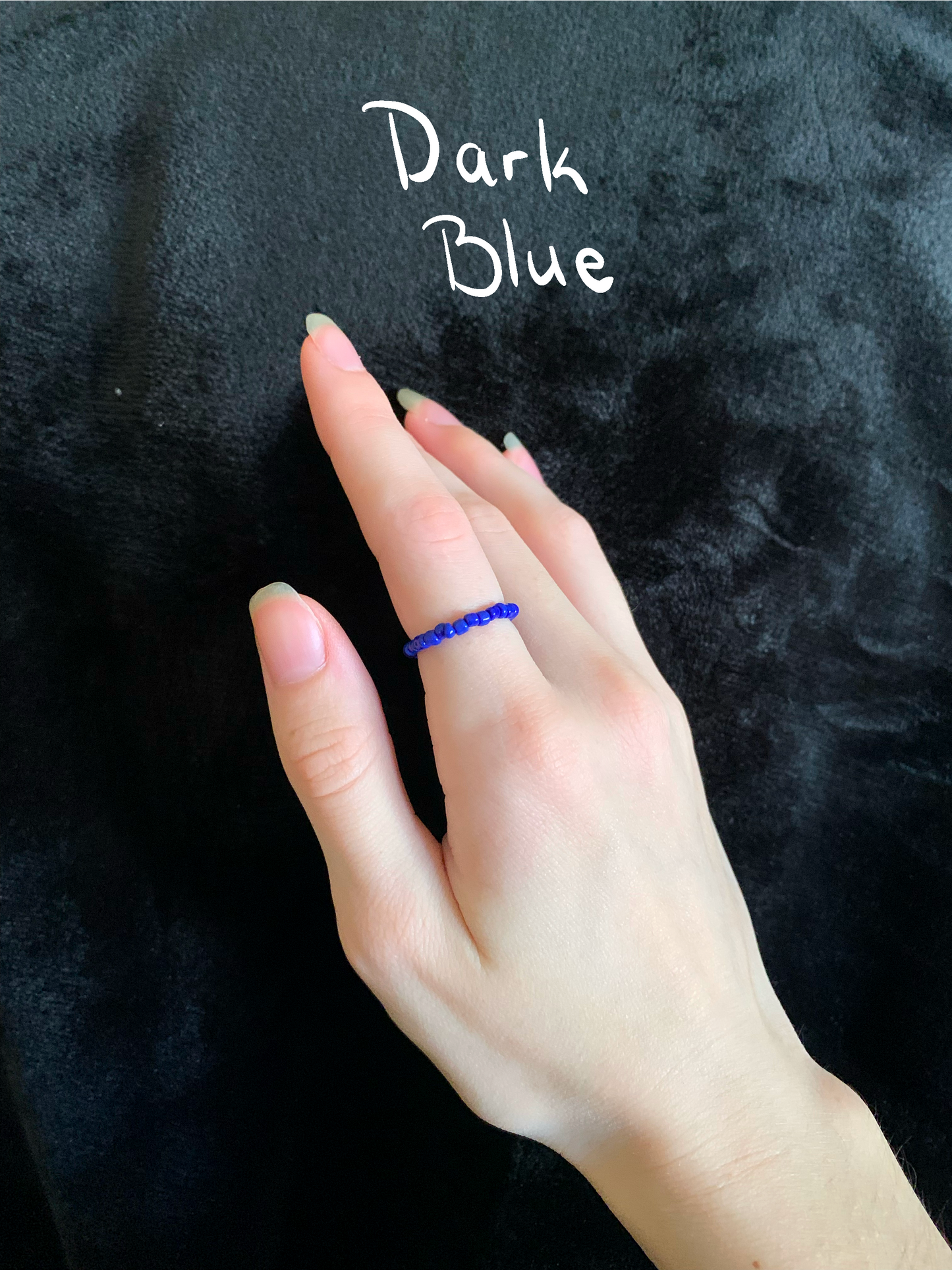 Dainty Beaded Ring