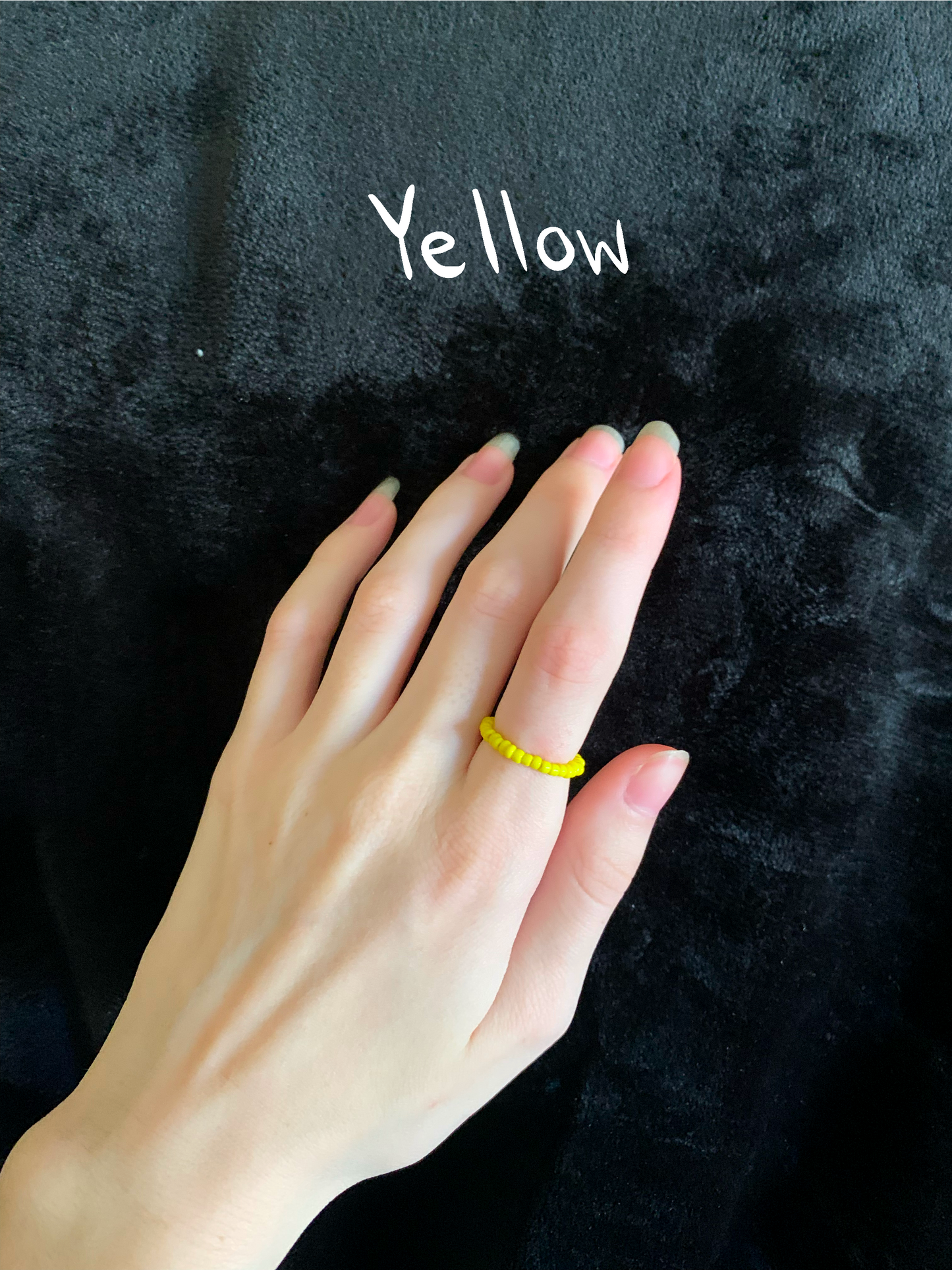 Dainty Beaded Ring