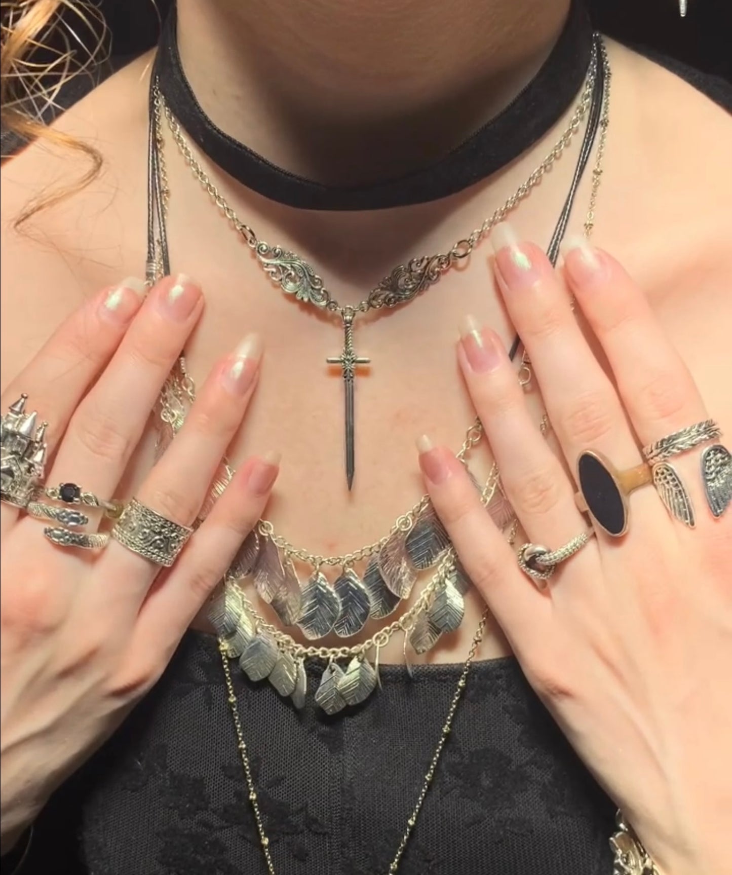 Silver Sword Necklace