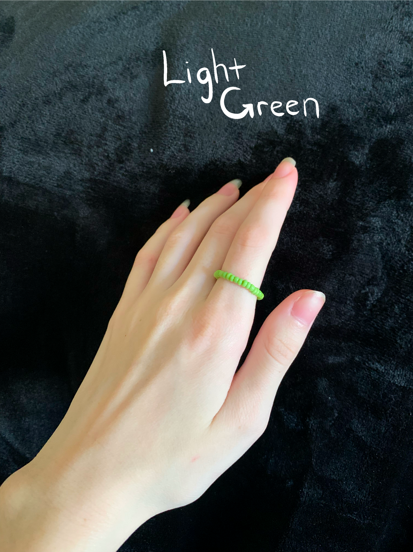 Dainty Beaded Ring