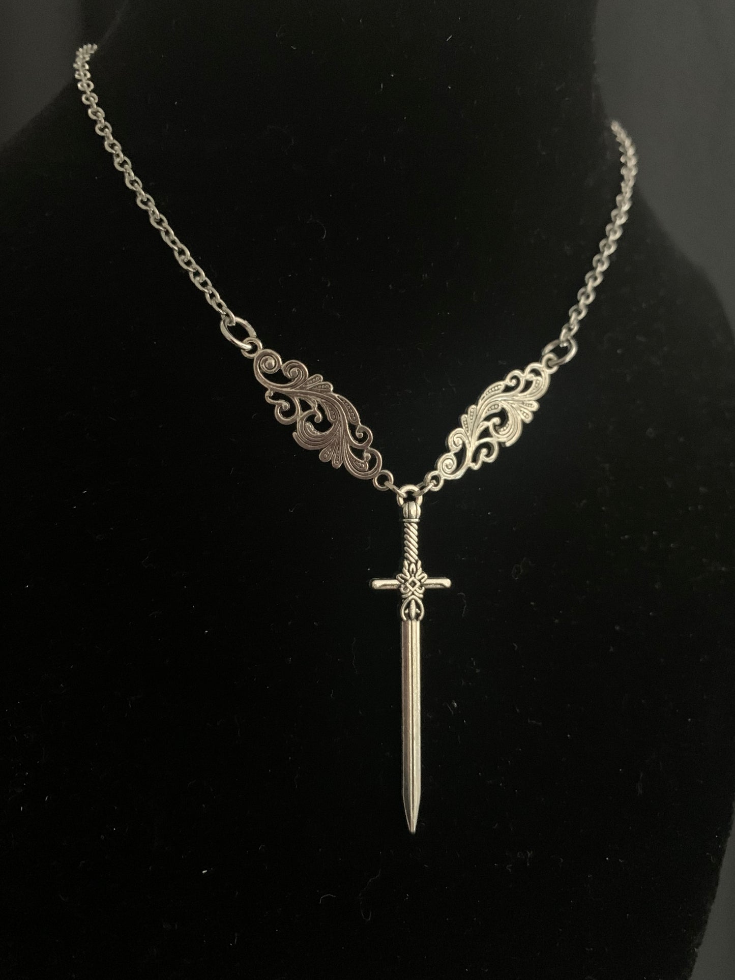 Silver Sword Necklace