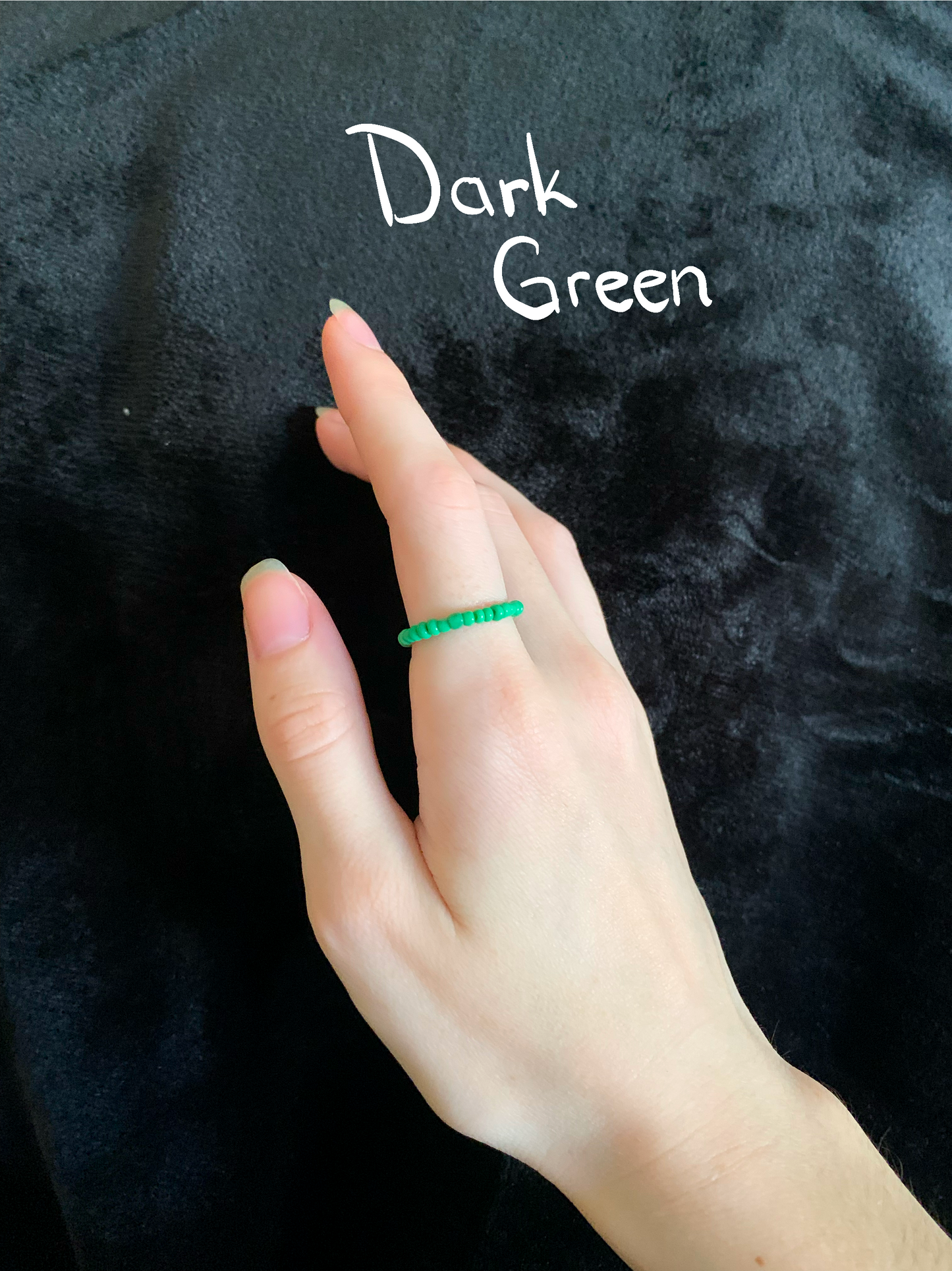 Dainty Beaded Ring