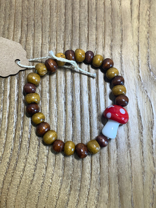 Red Mushroom Bracelet