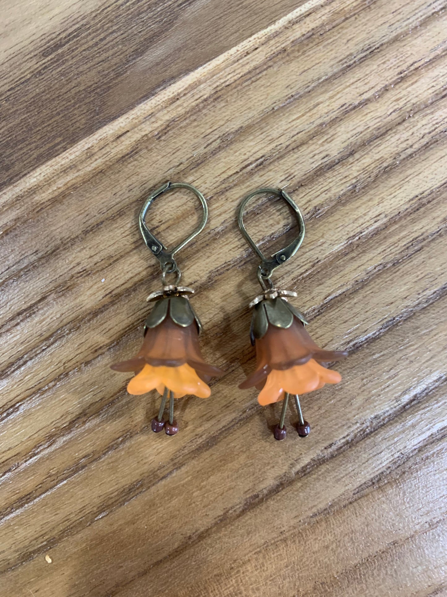 Fall Flower Earrings