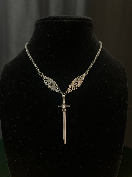 Silver Sword Necklace