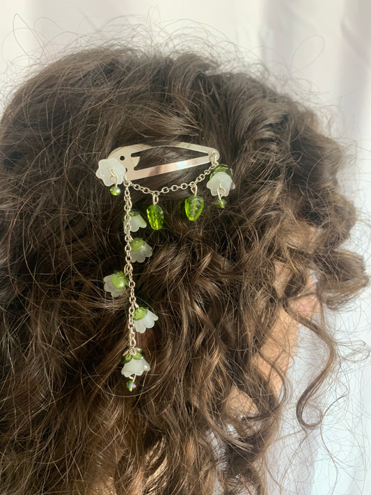 Lily of the Valley Hairclip